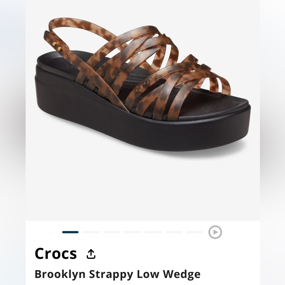 CORCS low wedge platform sandal